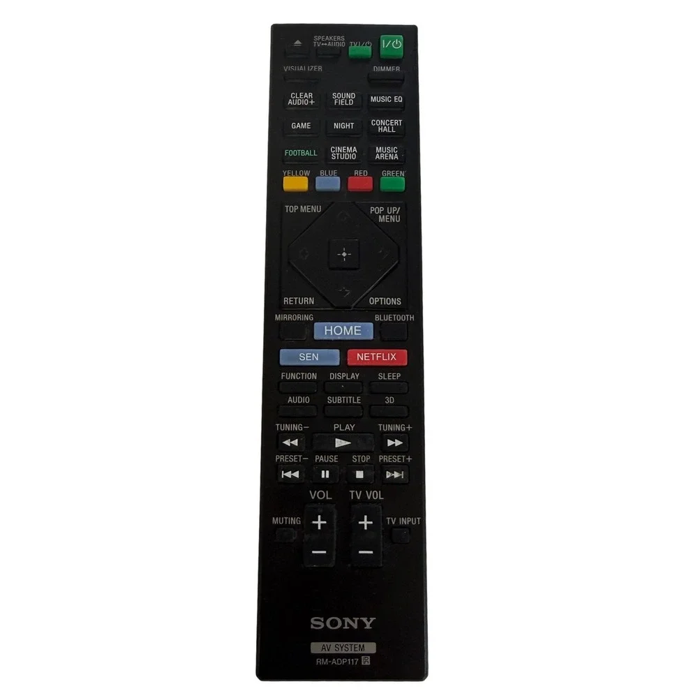 Sony RM-ADP117 AV System Remote Control for Home Theater Receiver Genuine Tested